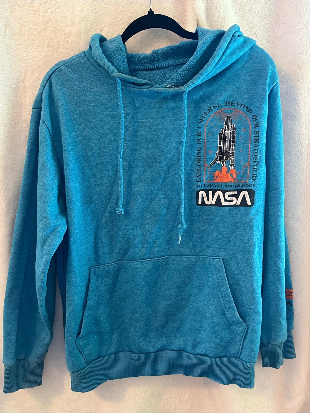 NASA 1983 Mission Space STS-1 Pullover Hoodie Sweatshirt